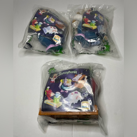 1998 Toonsylvania Burger King Kids Club, Teddy Crusher (3), Bride, Monster Maker - Picture 4 of 6